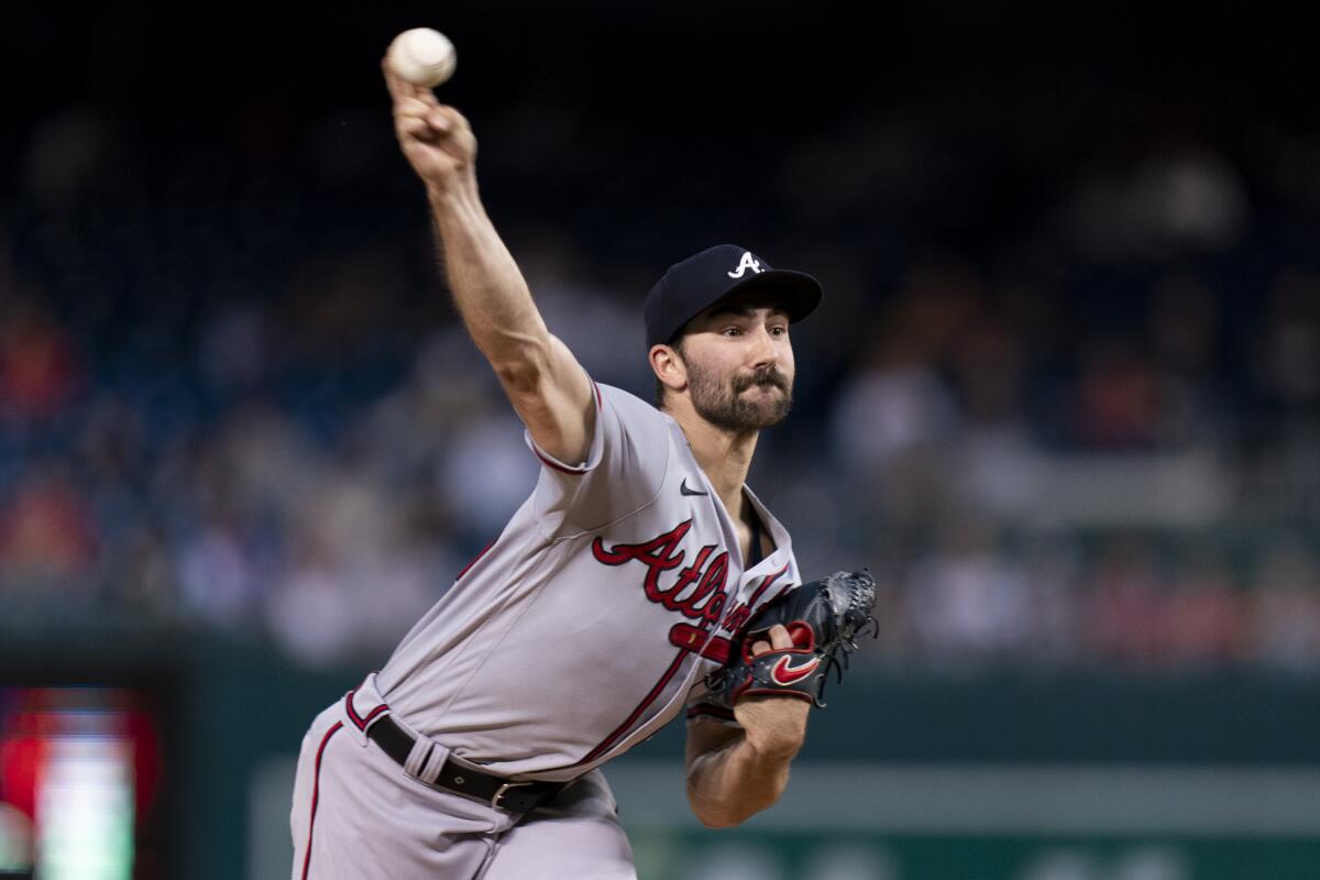 Spencer Strider loses no-hitter in eighth, sets another Braves