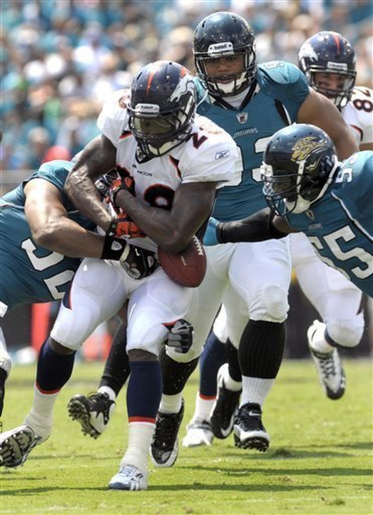 NFL: Denver Broncos twice come from behind to beat Jacksonville