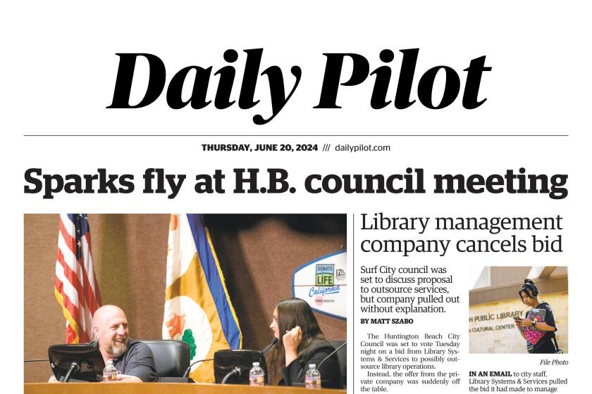 Front page of the Daily Pilot e-newspaper for Thursday, June 20, 2024.