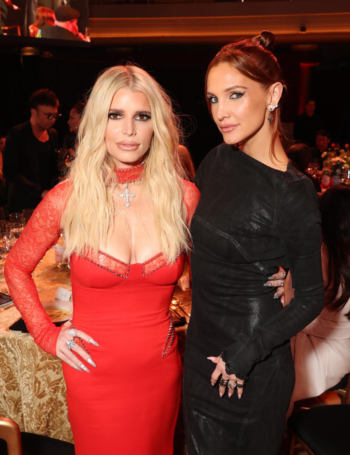 Jessica Simpson and Ashlee Simpson