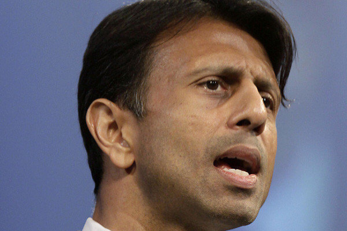 Gov. Bobby Jindal of Louisiana spoke at the Republican Governors Assn. conference. "We have got to stop dividing the American voters," he said. "We need to go after 100% of the votes, not 53%."