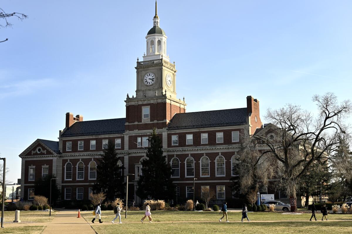 Howard University in Washington boasts Vice President Kamala Harris as an alumna.