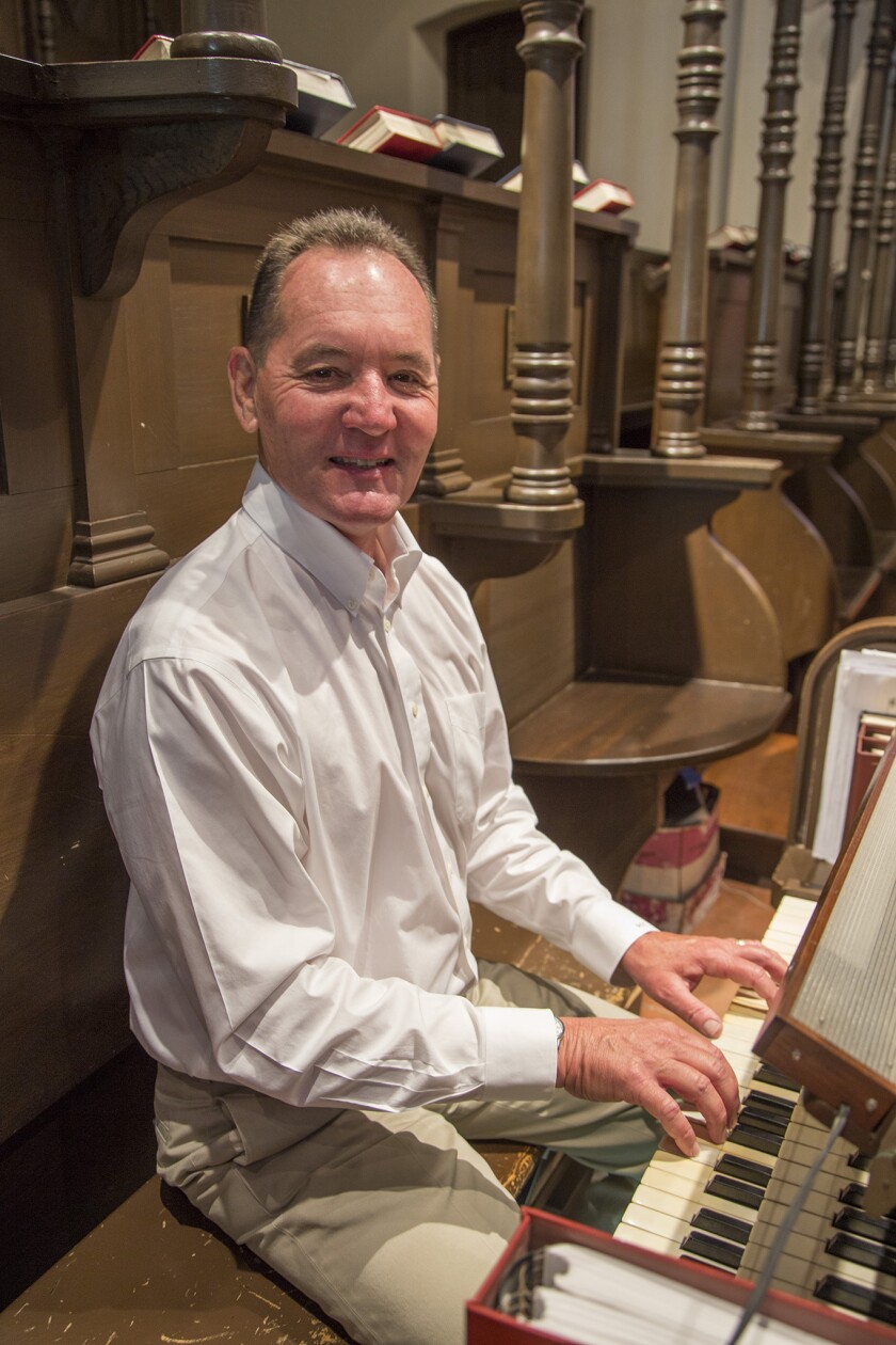 The Bishop’s School chapel organist Steve Townsend is retiring after 30 years.
