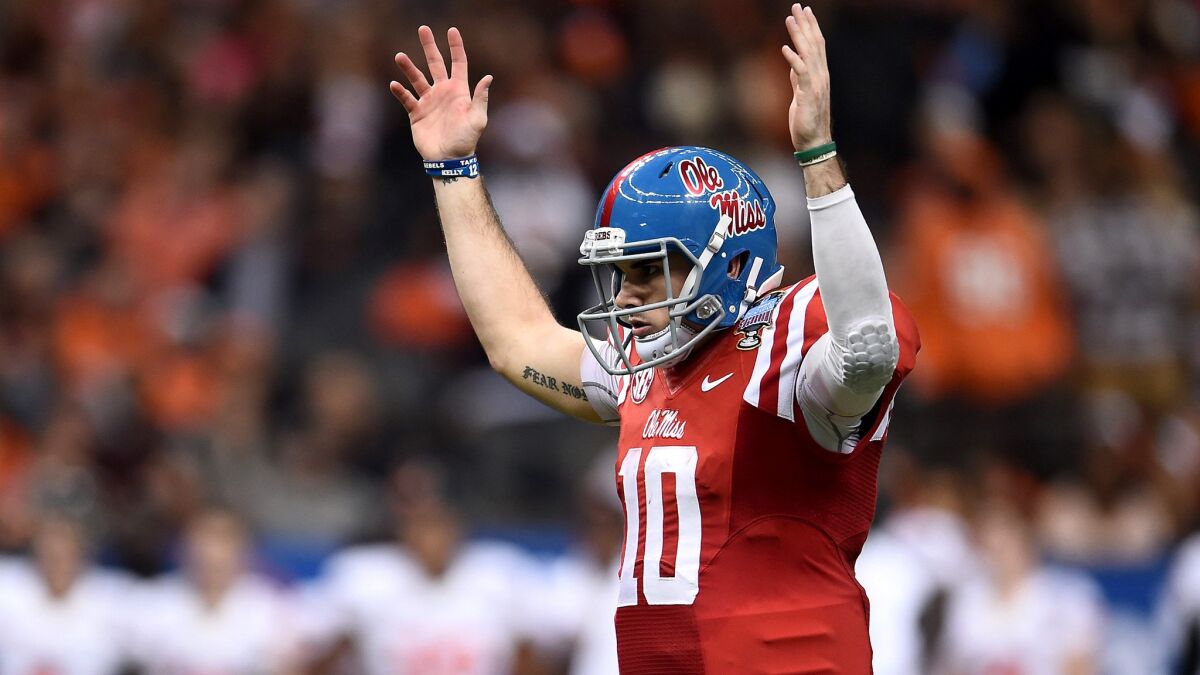 Mississippi QB Chad Kelly was the final selection of the 2017 NFL draft.