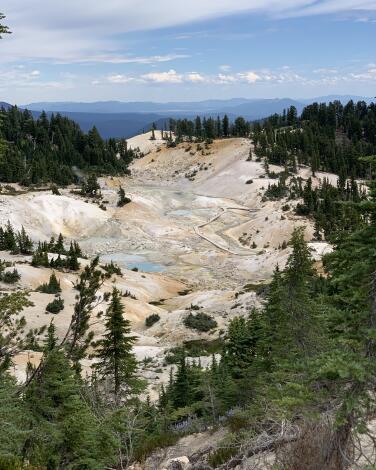 Mountains of Lassen National Park.