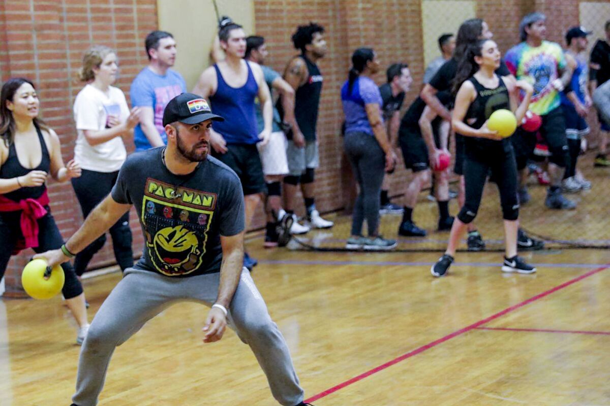 A photograph from WeHo Dodgeball.