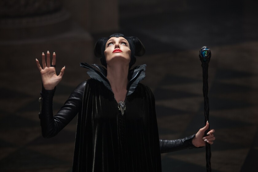 Angelina Jolie as the title character in Disney's "Maleficent."