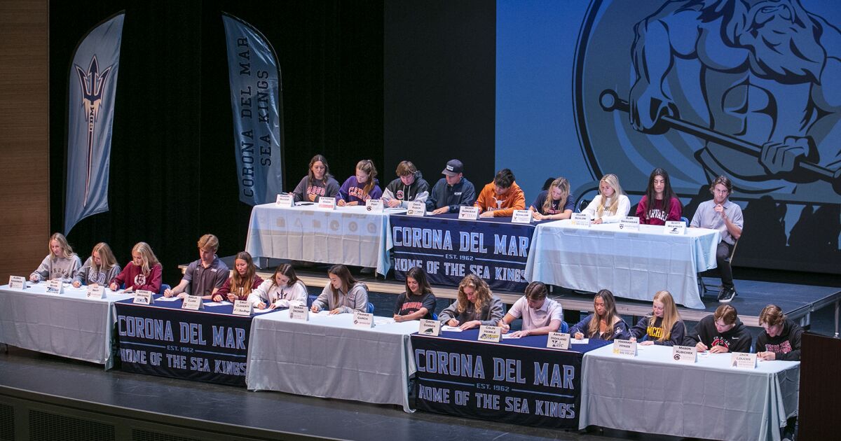 CdM athletes reflect on prep careers on signing day - Los Angeles Times
