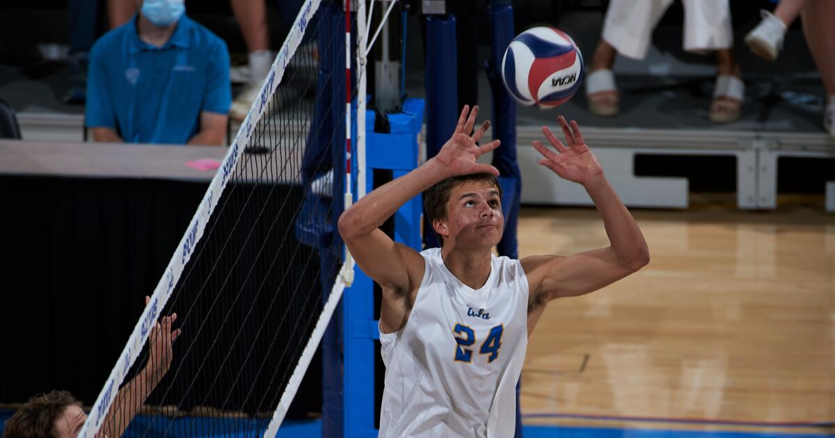 Setter Miles Partain leads UCLA volleyball to NCAA semifinal Los