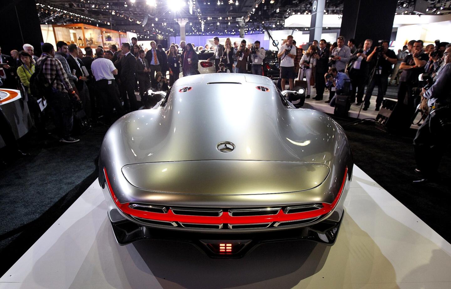 The Mercedes-Benz Vision Gran Turismo concept at the Los Angeles Auto Show.