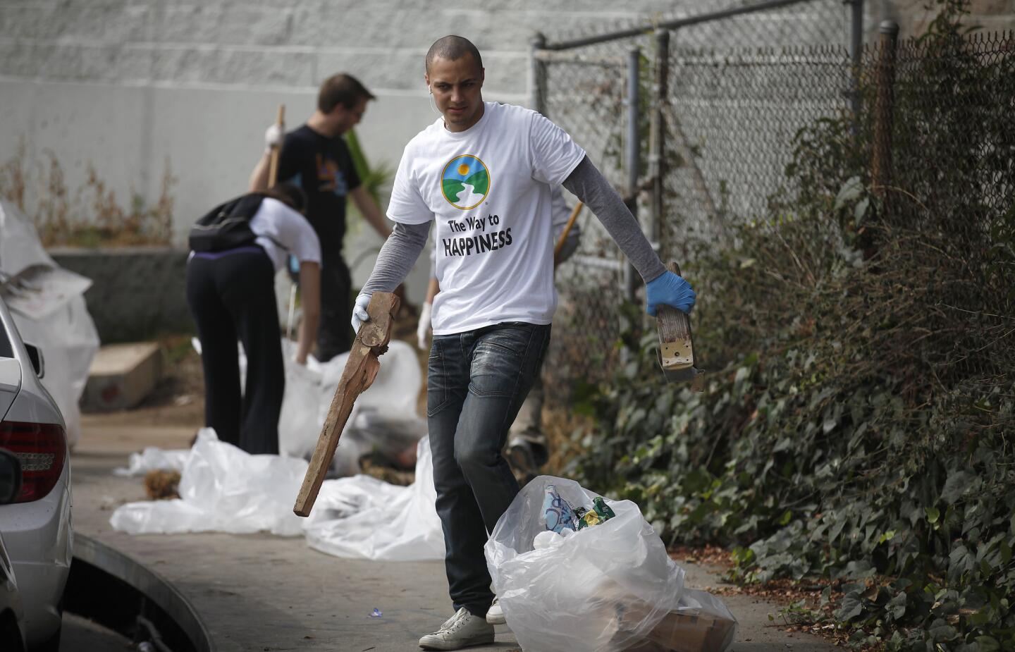 Cleaning up the street of L.A.
