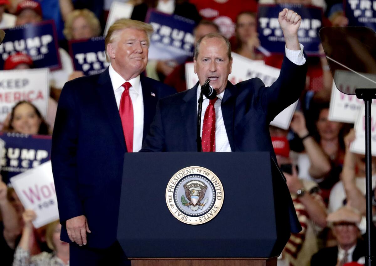 President Trump with Dan Bishop