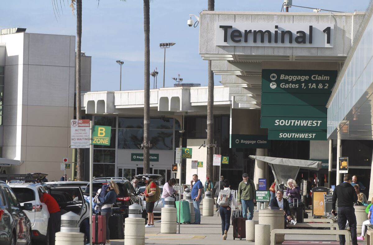Terminal 1 at the San Diego International Airport 