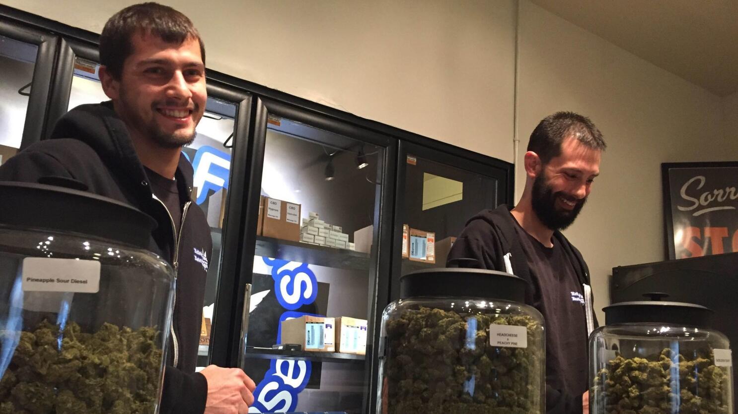 Marijuana Dispensary Legal Weed Serving Tray by Guy Blank