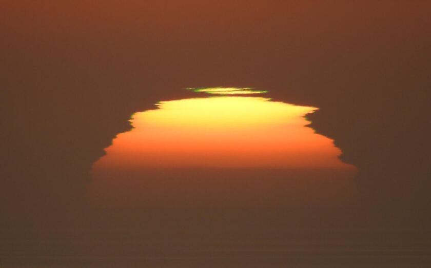 A sunset off Del Mar