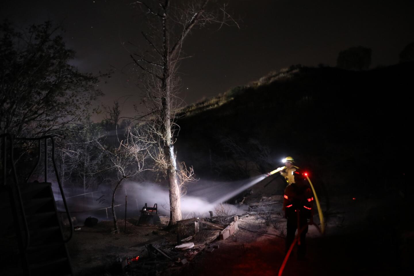 Tick fire in Santa Clarita