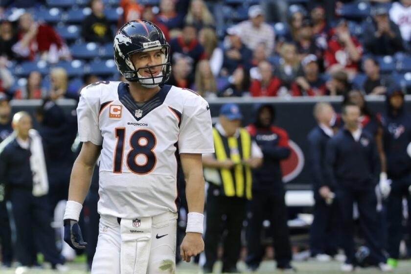 Peyton Manning and the Denver Broncos have already clinched a playoff spot.