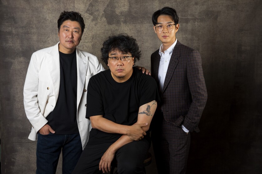 “Parasite” stars and director at the Toronto Film Festival