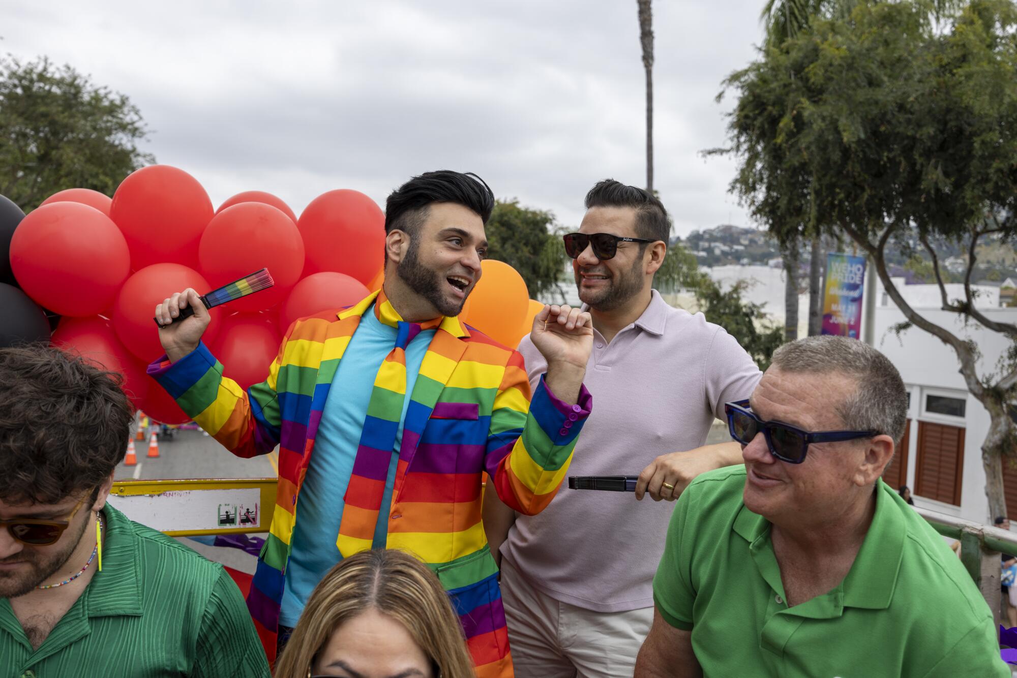 Participants in the 2024 West Hollywood Pride Parade.