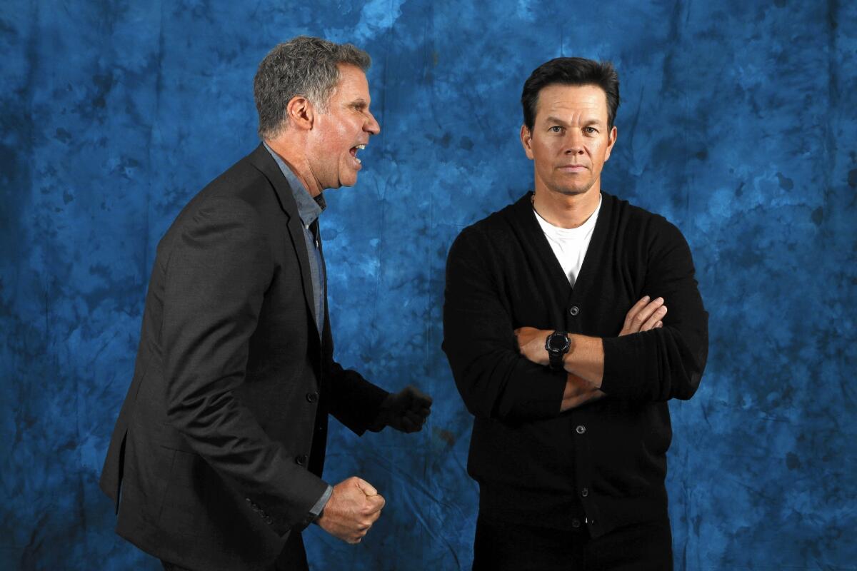 Will Ferrell, left, and Mark Wahlberg