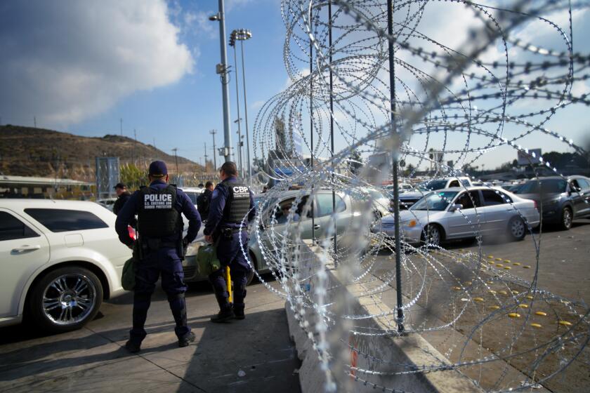 U.S. Mexico border at the San Ysidro Port of Entry in San Diego was recently fortified with concertina wire. Heighten security measures were taken in the wake of the arrival of groups with the Central American migrant caravan in Tijuana.