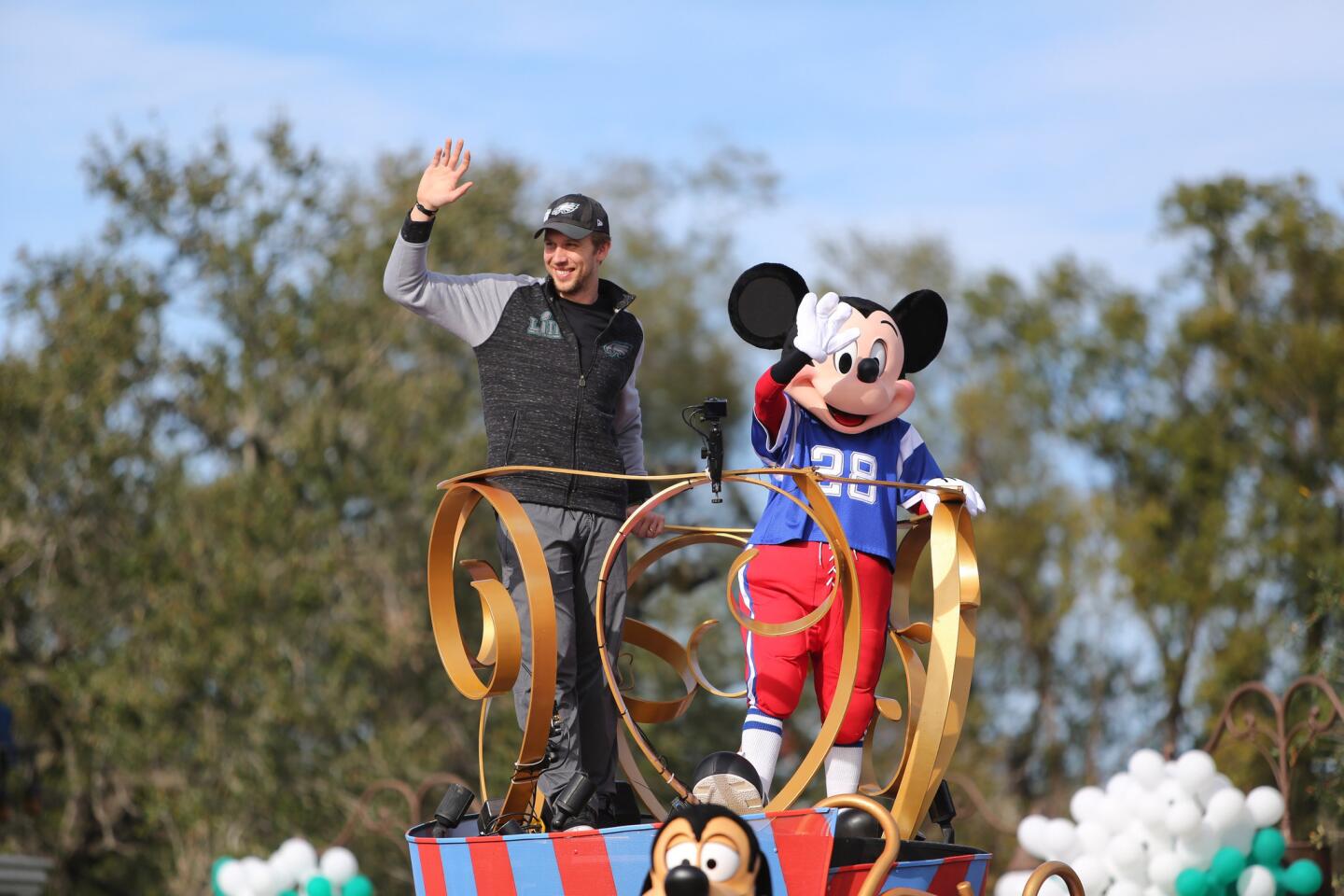 Nick Foles Disney parade