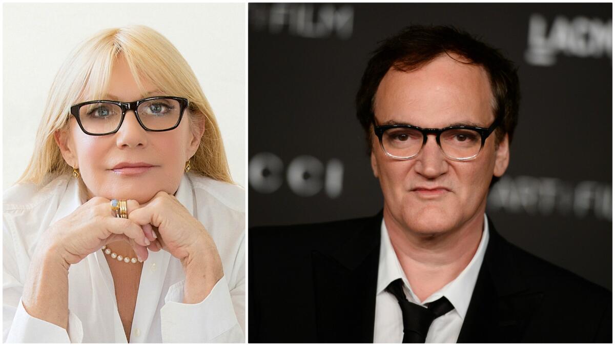Ellen Mirojnick and Quentin Tarantino