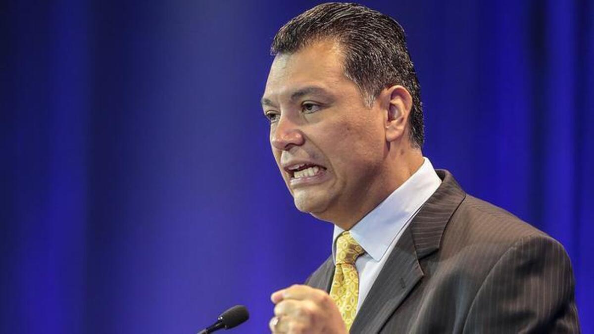 California Secretary of State Alex Padilla