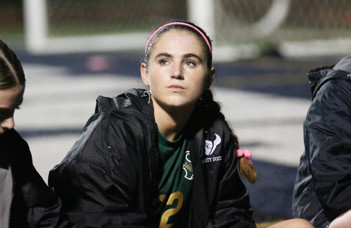 Senior Jordan Lamoureux is LCC's leading goal scorer this season.