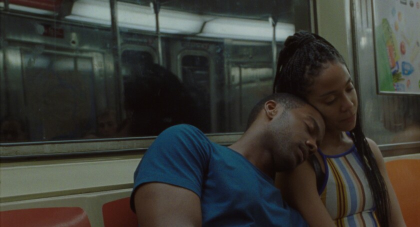 Joshua Boone and Zora Howard in the movie "Premature."