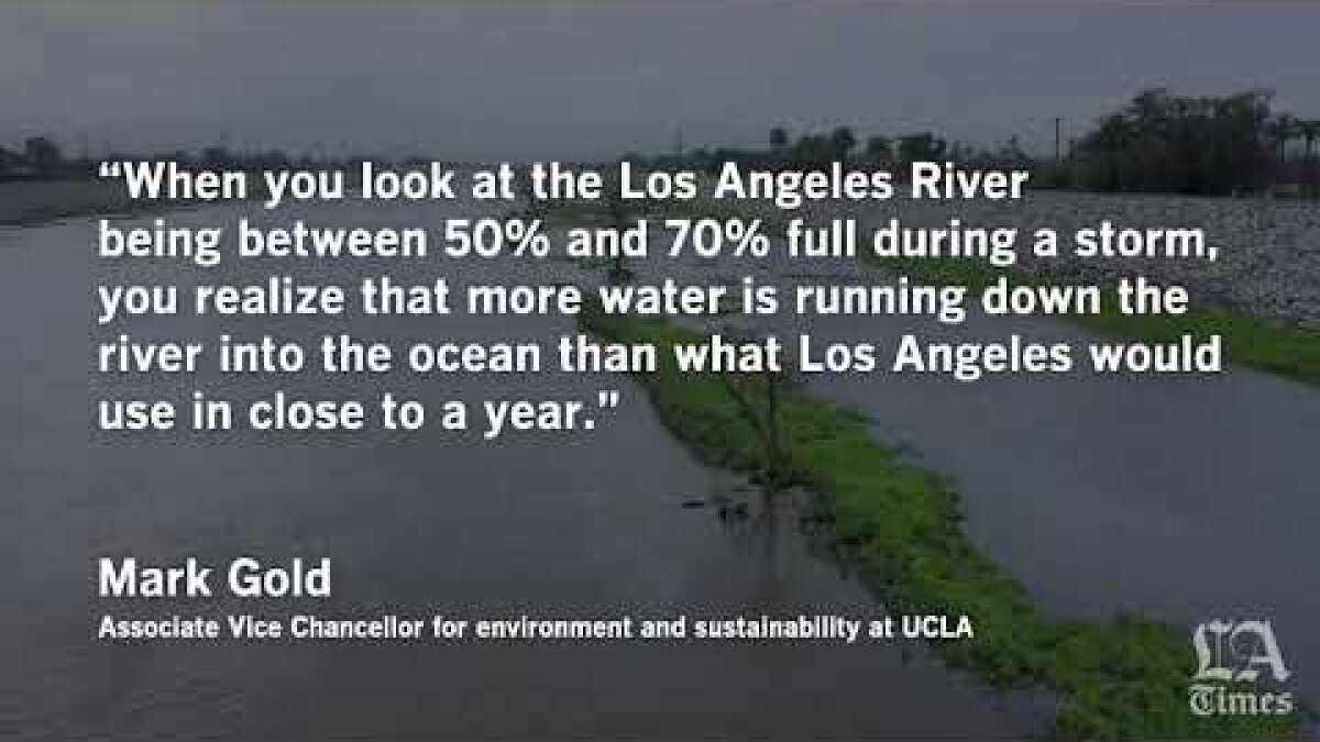 California Wastes Most Of Its Rainwater Which Simply Goes Down