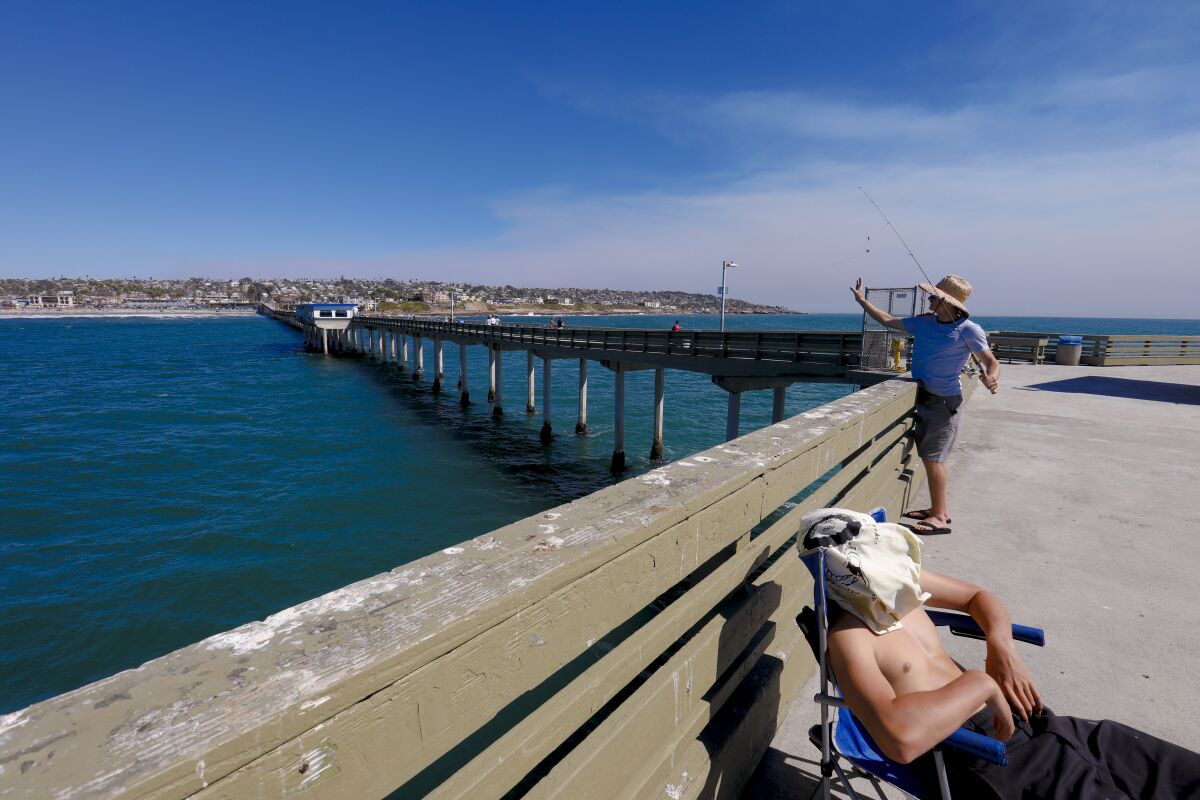 City of San Diego reopened all piers and boardwalks.