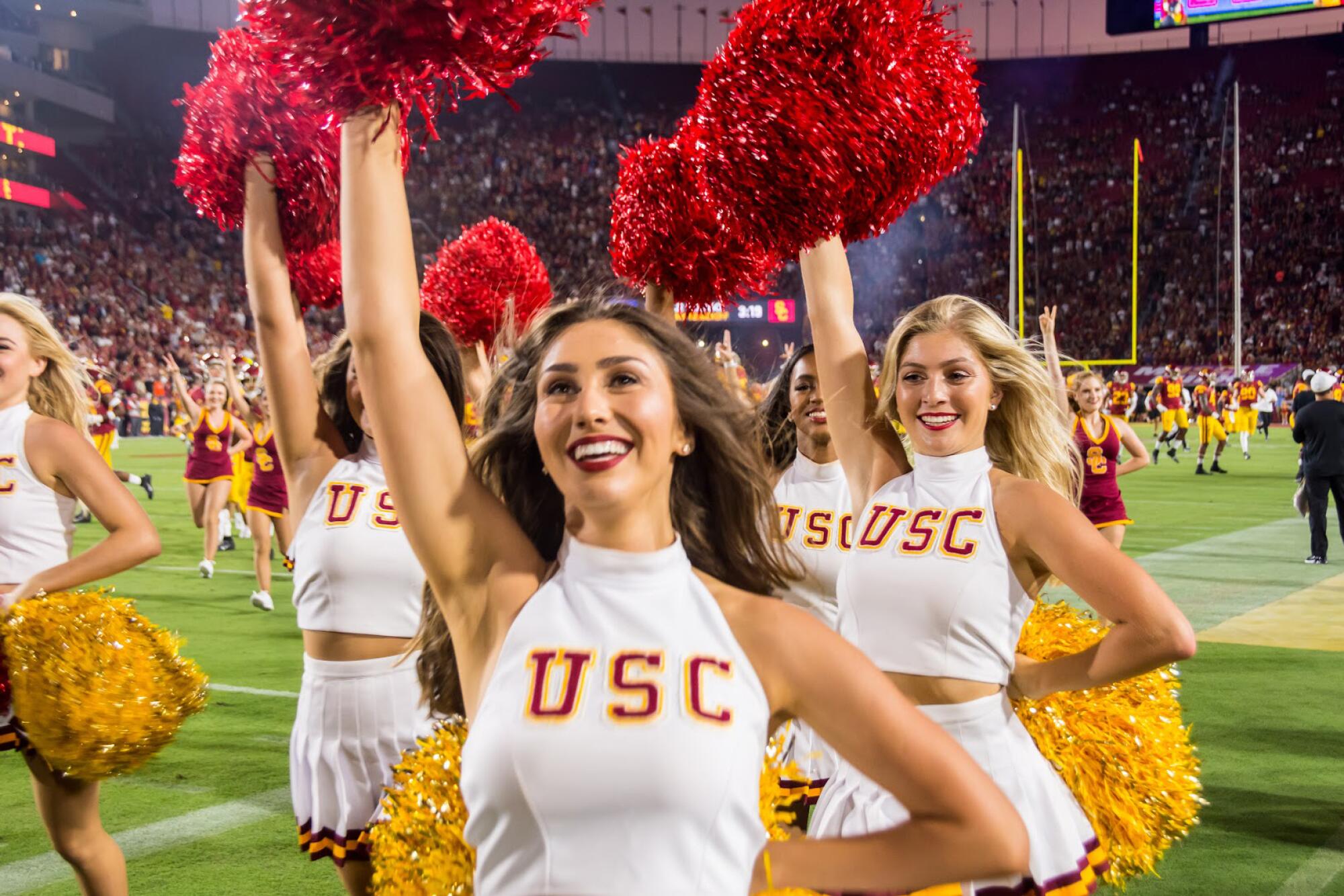  USC song girl Adrianna Robakowski.