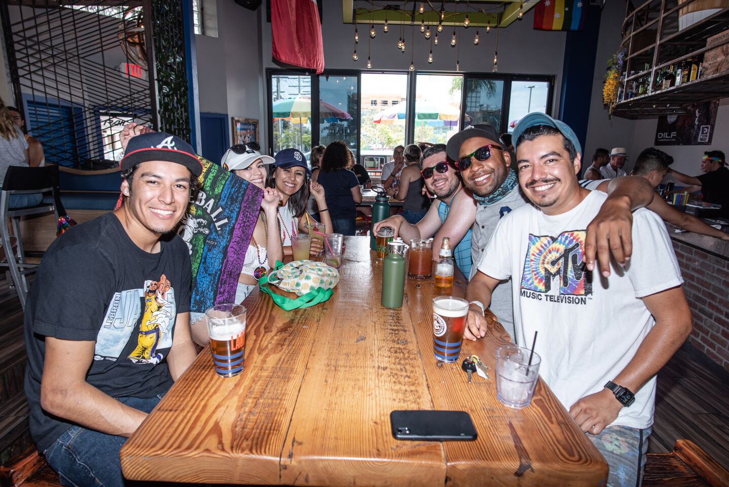 San Diego showed its colors and celebrated Pride at The Rail in Hillcrest on Saturday, July 17, 2021.