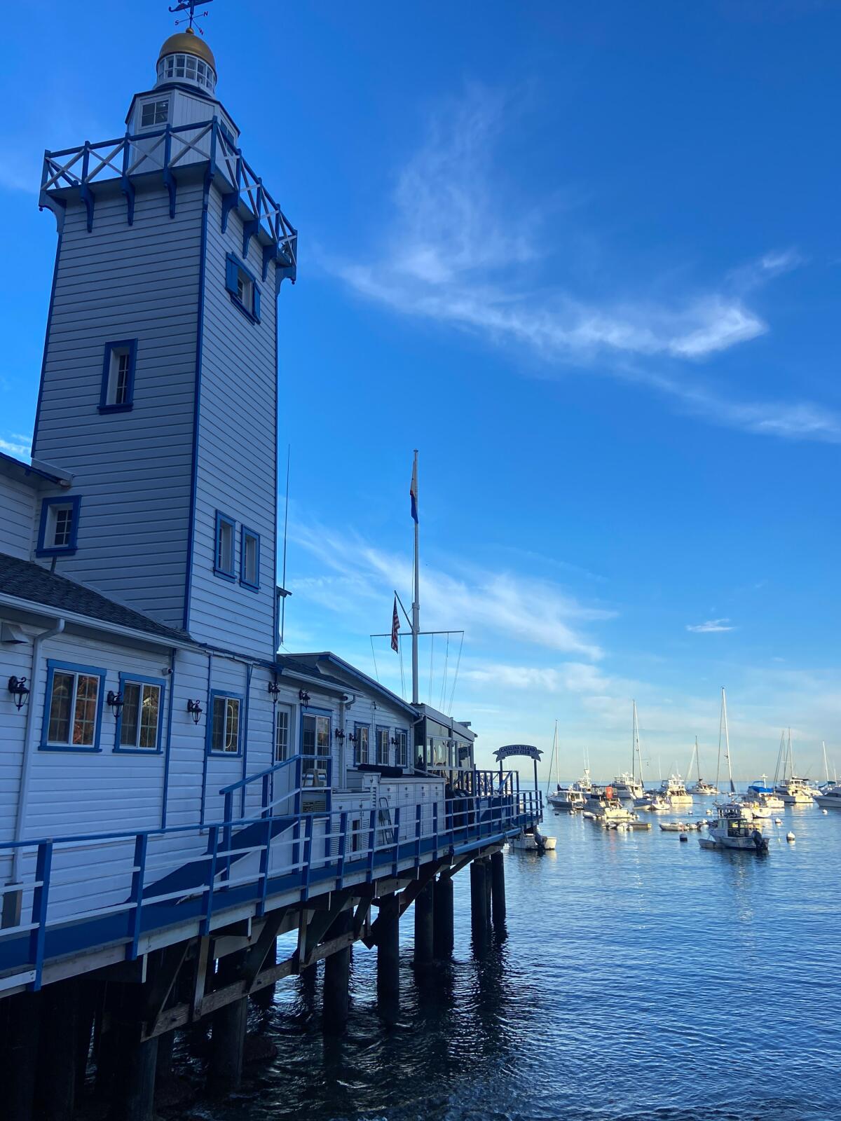 The Catalina Island Yacht Club is one of the oldest in Southern California.