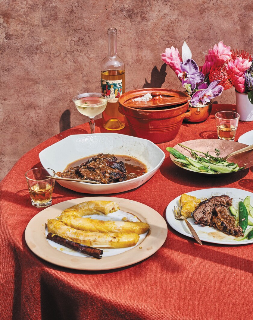A variety of Colombian dishes