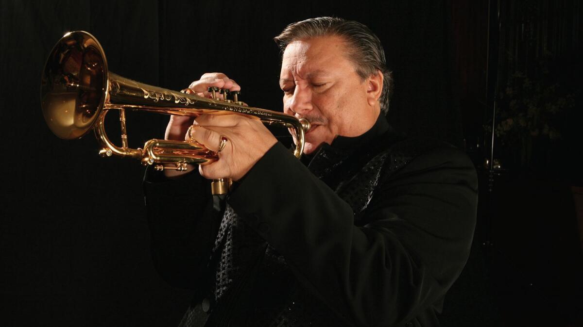 Jazz great Arturo Sandoval holds court at the Wallis in Beverly Hills.