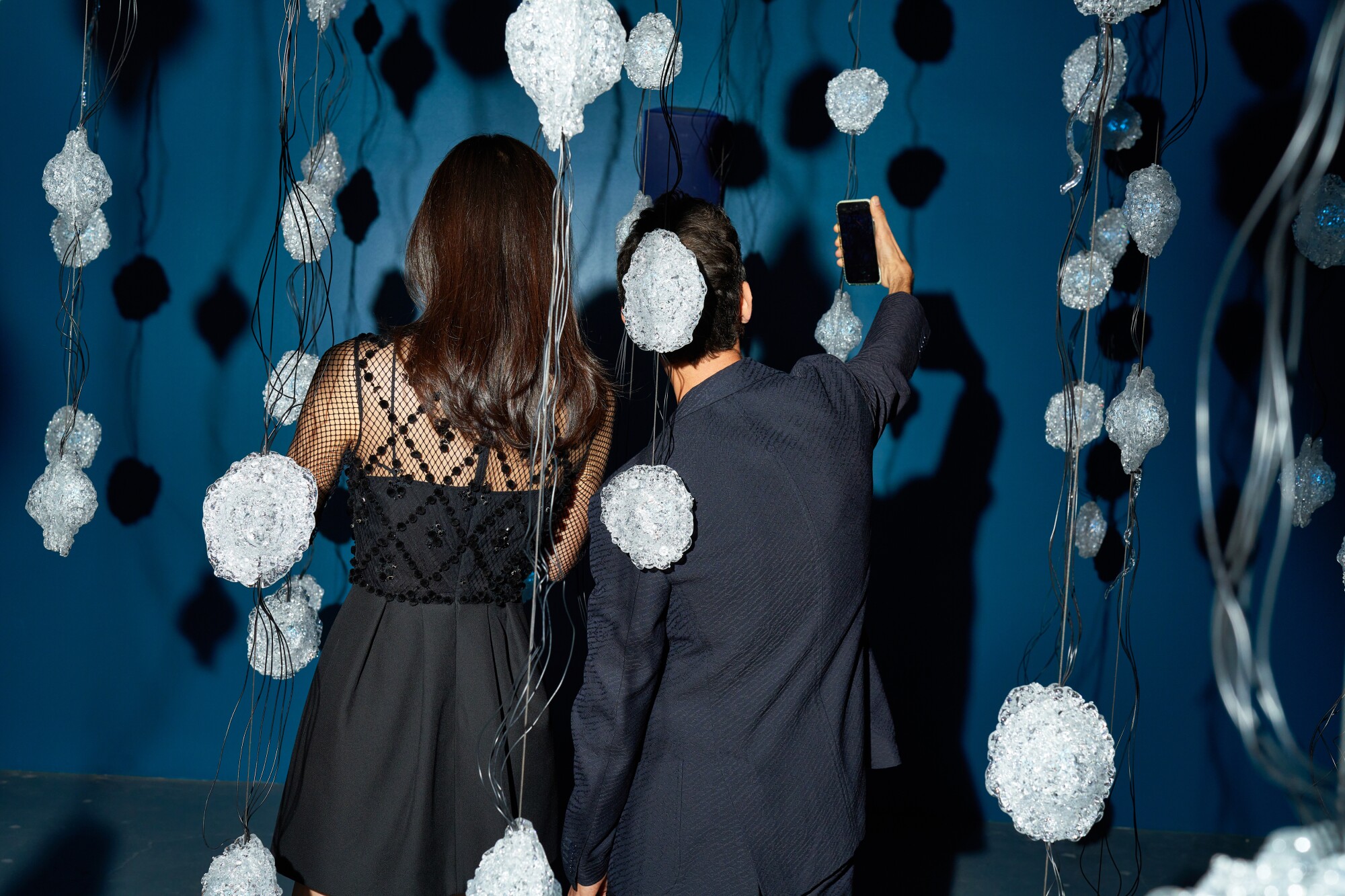 The night's best selfie spot? Inside the Pipilotti Rist show.