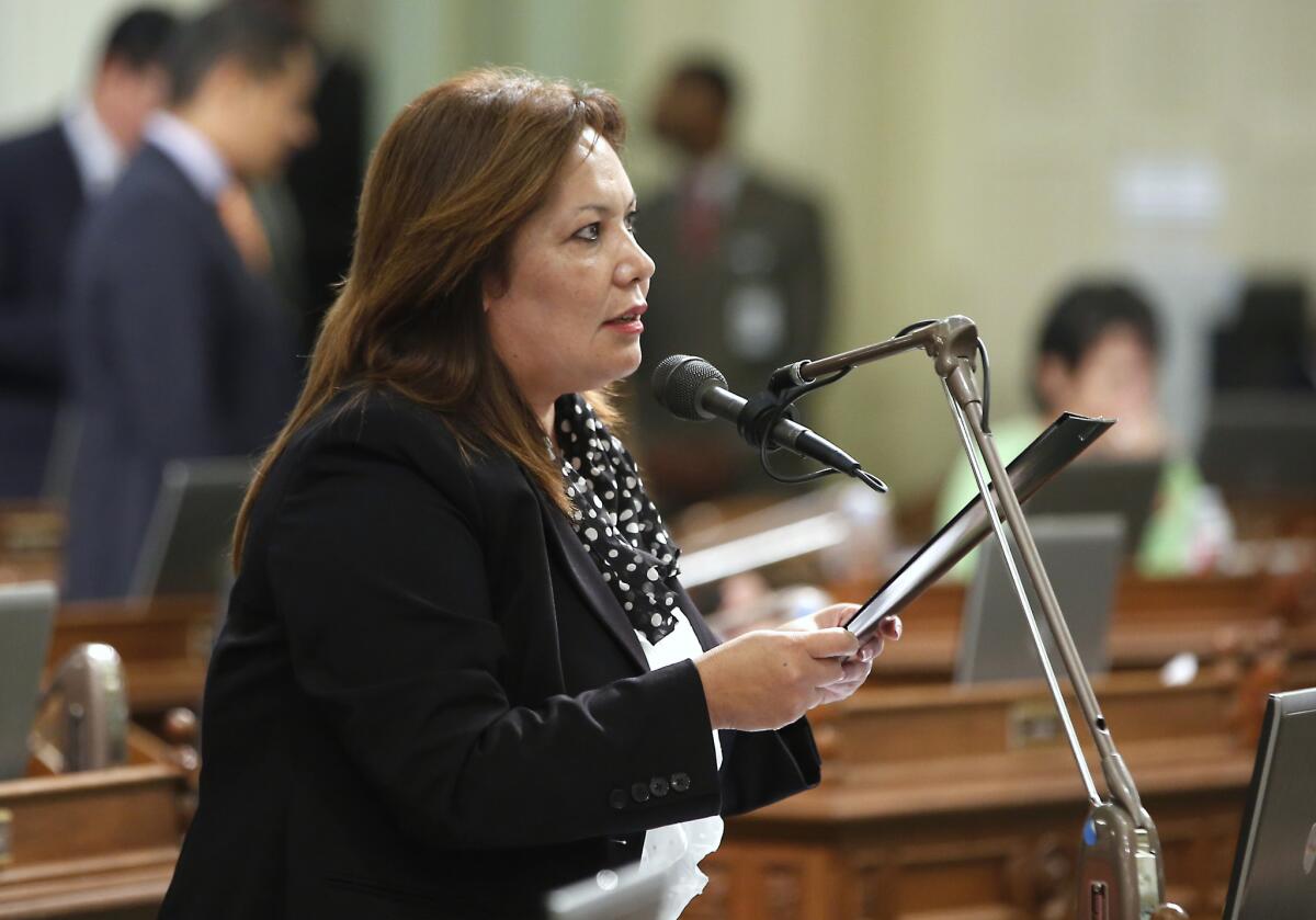 Assemblywoman Patty Lopez (D-San Fernando) trailed her challenger, Democrat Raul Bocanegra. Bocanegra previously held Lopez's seat.