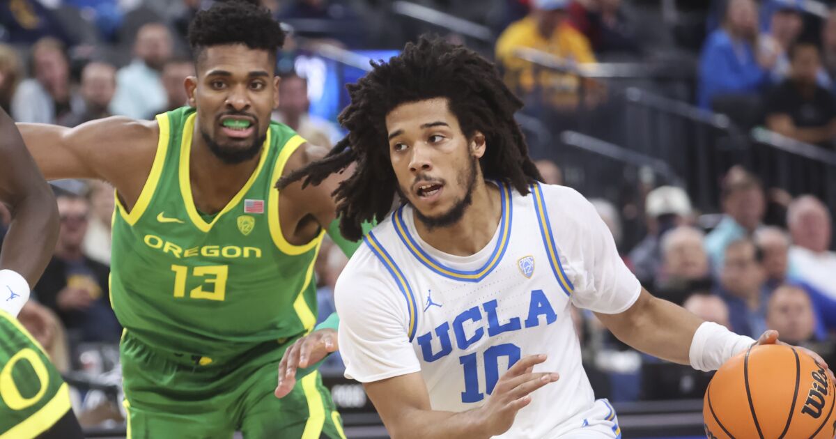 Tyger Campbell leads UCLA past Oregon in Pac-12 semifinals, but Adem Bona is injured