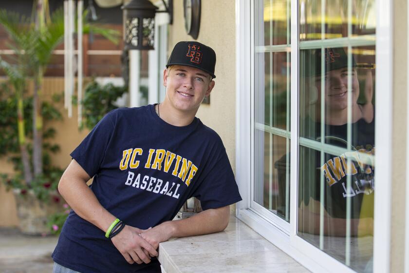 Huntington Beach High junior left-handed pitcher Ben Jacobs has committed to UC Irvine for baseball.