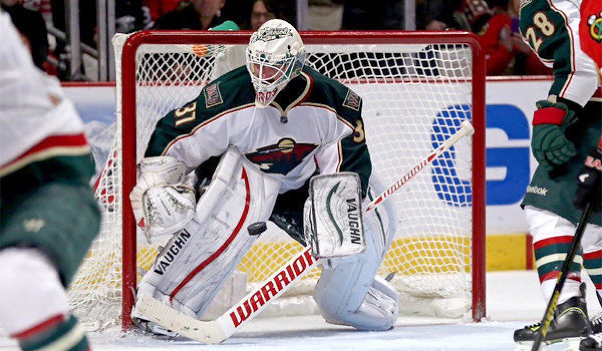 Minnesota Wild goalie Josh Harding, who was diagnosed with multiple sclerosis in the fall, has received the Masterson Trophy, which is awarded to the player best exemplifying the qualities of perseverance, sportsmanship and dedication to hockey.
