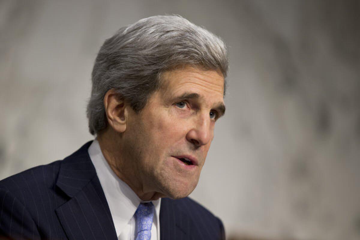 Senate Foreign Relations Committee Chairman John Kerry (D-Mass.)., whom President Obama will nominate as the next secretary of State.