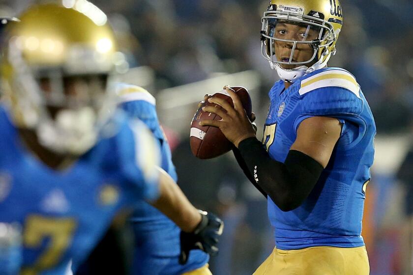 UCLA quarterback Brett Hundley understands the potential pitfalls associated with leaving college early for the NFL.