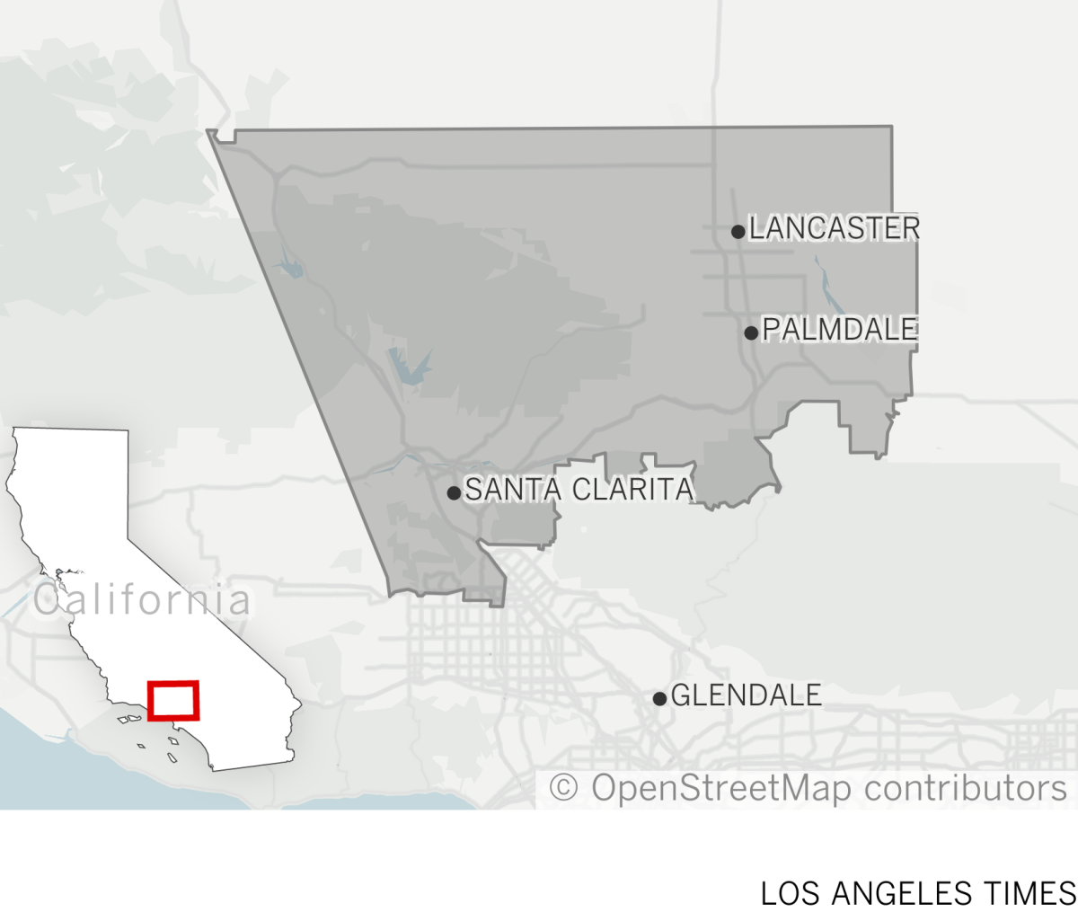 map of California's 27th congressional district