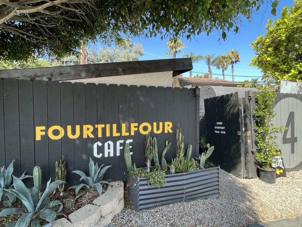 Fourtillfour Cafe in Encinitas.