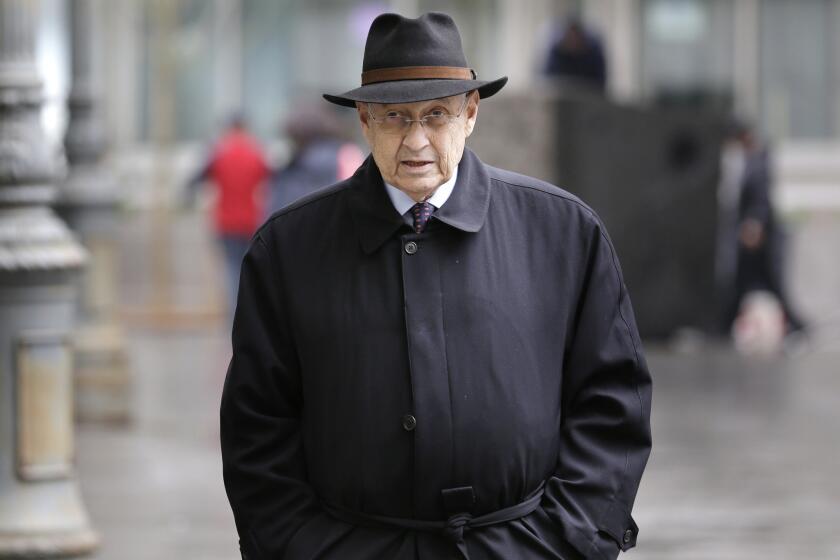 Sheldon Silver arrives at court in New York for his sentencing on May 3.