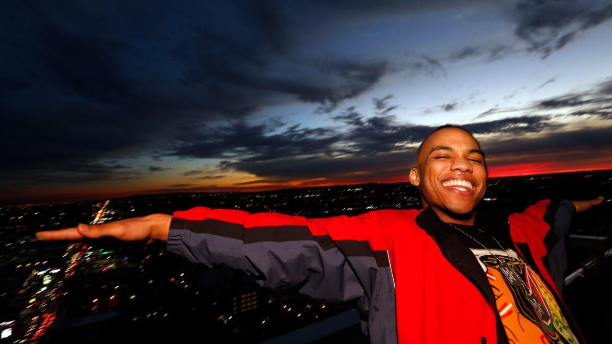 California-born singer-rapper Anderson .Paak's breakthrough album is titled "Malibu."