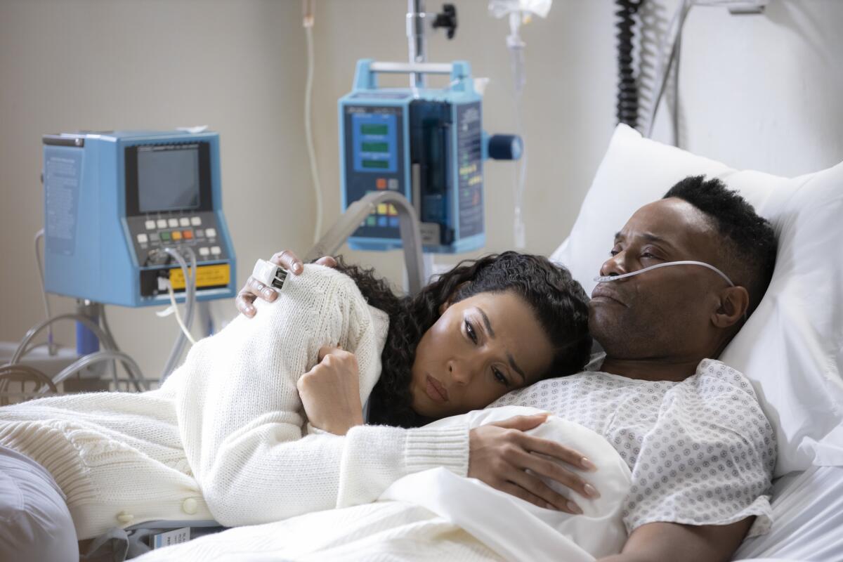  Mj Rodriguez as Blanca, Billy Porter as Pray Tell in the series finale of "Pose."