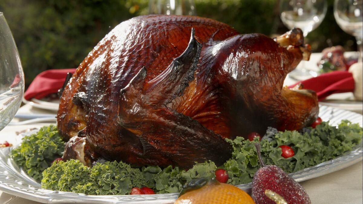 If you're flying over the holiday, feel free to hand-carry the Thanksgiving turkey, and some of the trimmings, through airport security screening.